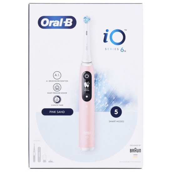 Oral-B iO6 Pink electric toothbrush