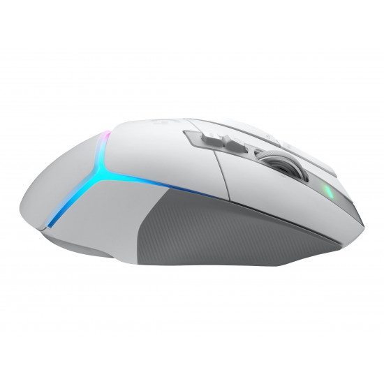 LOGITECH G G502 X PLUS Mouse optical wireless 2.4 GHz USB LOGITECH LIGHTSPEED receiver white