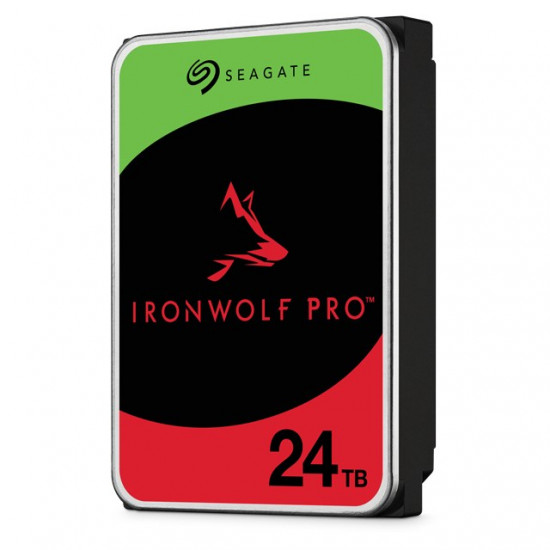 Seagate IronWolf Pro ST24000NT002 internal hard drive 24 TB 7200 RPM 512 MB 3.5 Serial ATA III