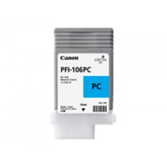 CANON PFI-106PC ink cartridge photo cyan standard capacity 130ml 1pack