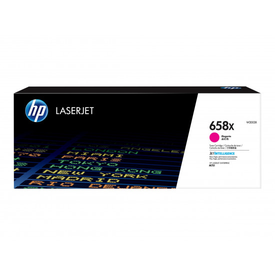 HP 658X Magenta LaserJet Toner Cartridge