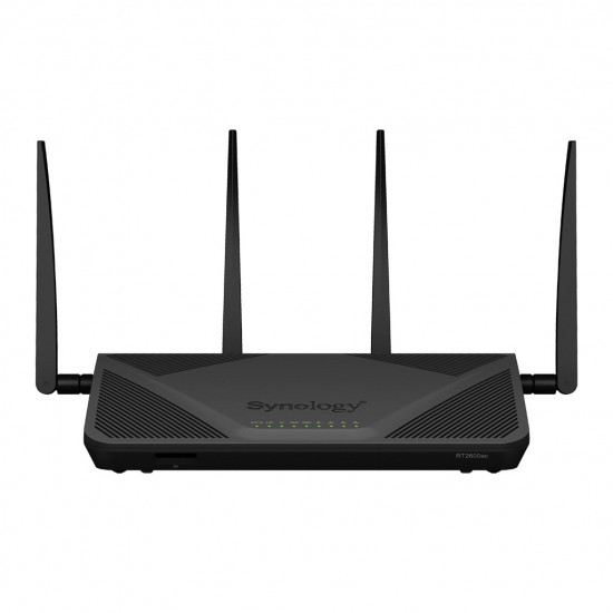 Synology RT2600AC wireless router Gigabit Ethernet Dual-band (2.4 GHz / 5 GHz) Black