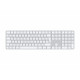 Apple Magic Keyboard with Touch ID and Numeric Keypad | Keyboard | Wireless | English | White