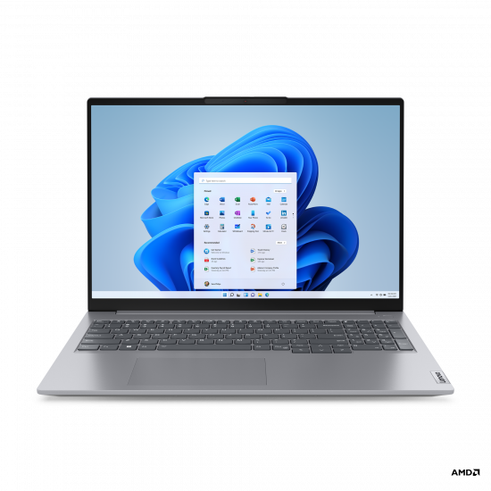 Lenovo ThinkBook 16 G6 ABP | Arctic Grey | 16  | IPS | WUXGA | 1920 x 1200 pixels | Anti-glare | AMD Ryzen 5 | 7430U | 16 GB | SO-DIMM DDR4 | Solid-state drive capacity 512 GB | AMD Radeon Graphics | Windows 11 Pro | 802.11ax | Bluetooth version 5.3 | Keyboard language English | Keyboard backlit | Warranty 12 month(s) | Battery warranty 12 month(s)