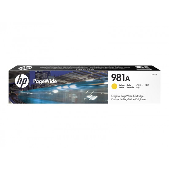 HP 981A Yellow Original PageWide Cartridge