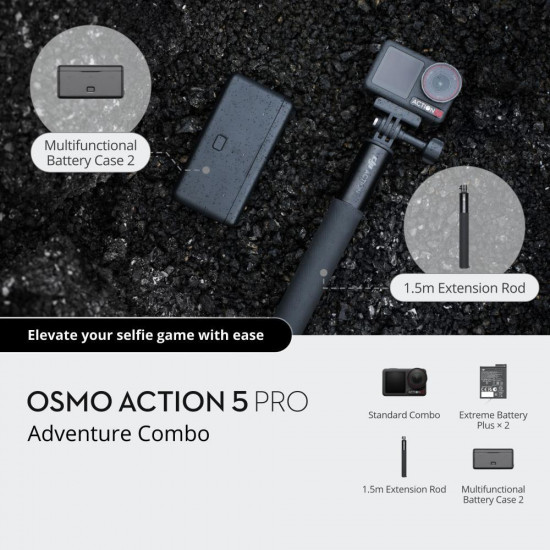 CAMERA OSMO ACTION 5 PRO/ADVEN CP.OS.00000350.03 DJI