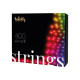 Twinkly|Strings Smart LED Lights 400 RGB (Multicolor), 32m, Black wire|RGB – 16M+ colors