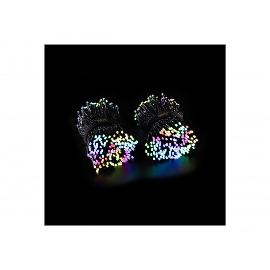 Twinkly|Strings Smart LED Lights 600 RGB (Multicolor), 48m, Black wire|RGB – 16M+ colors