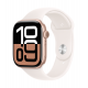 Apple Watch Series 10 | Smart watch | GPS (satellite) | Always-On Retina display | Waterproof | Rose Gold