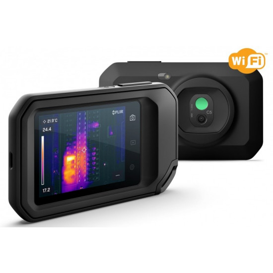 FLIR C-5 thermal imaging camera Black Built-in display 160 x 120 pixels