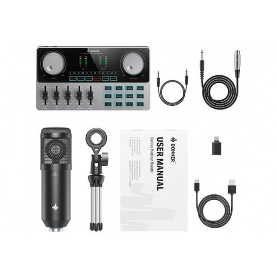 Donner Podcast Starter Kit - podcast recording kit