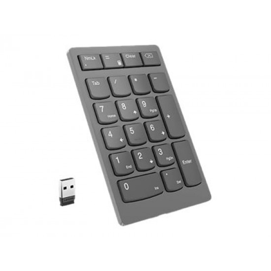 Lenovo | Go Wireless Numeric Keypad | Numeric Keypad | Wireless | N/A | Storm Grey