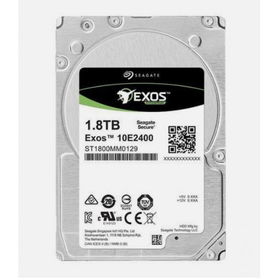 1.8TB Seagate Enterprise, 10K RPM, SFF 2.5, SAS-2, 512e, 256GB Cache, 12Gbs Hard Drive