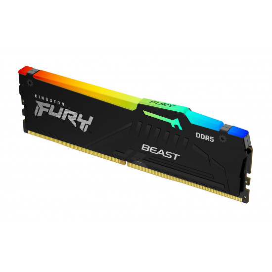 Kingston Technology FURY Beast 128GB 5600MT/s DDR5 CL40 DIMM (Kit of 4) RGB XMP