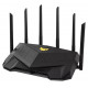 ASUS TUF Gaming AX6000 (TUF-AX6000) wireless router Gigabit Ethernet Dual-band (2.4 GHz / 5 GHz) Black