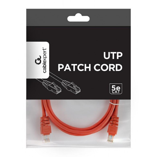 PATCH CABLE CAT5E UTP 1.5M/RED PP12-1.5M/R GEMBIRD