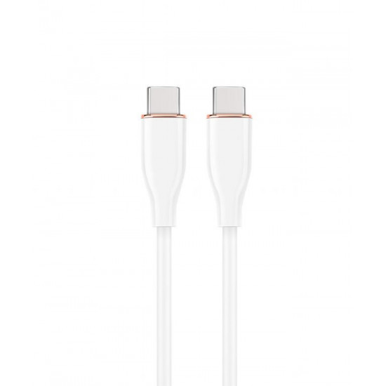 CABLE USB-C 1.5M PREMIUM WHITE/CC-USB2S-CMCM-1.5M-W GEMBIRD