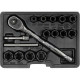 Yato YT-05897 screw/bolt extractor 16 pc(s)