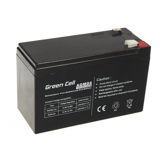 Green Cell AGM04 UPS battery Sealed Lead Acid (VRLA) 12 V 7 Ah