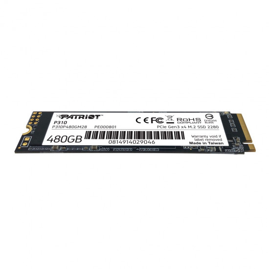 SSD Patriot P310 480GB M.2 2280 PCIE NVME 4 X4 TLC