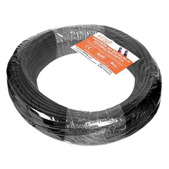 Keno Energy solar cable 4 mm² black, 50m