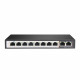 Extralink Switch PoE PERSES 8x Gigabit PoE/PoE+, 2x RJ45 Uplink Gigabit, 96W