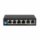 Extralink PoE Switch KRIOS 4x Gigabit PoE/PoE+, 2x RJ45 Uplink Gigabit, 60W