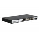 Extralink PoE Switch Chiron Pro 24x RJ45 1000Mb/s PoE, 4x SFP+, L3, managed, 370W