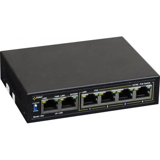 Switch POE 4+2 Pulsar S64