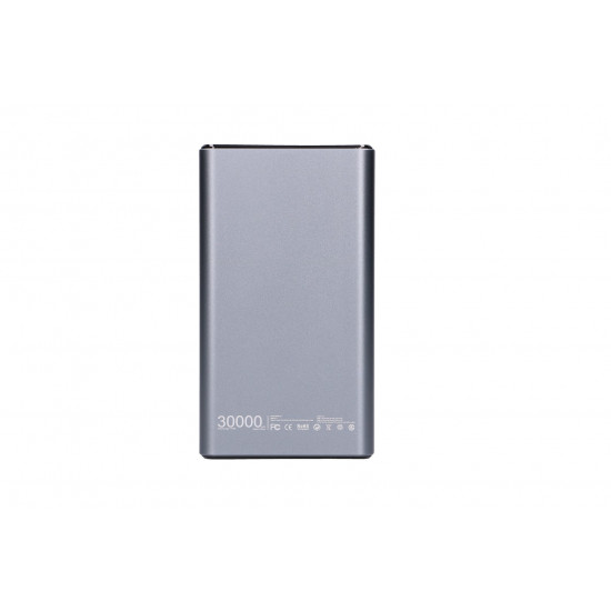 Extralink Powerbank EPB-127 30000mAh Silver Power bank, 65W PD, USB-C