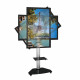 Techly Floor Stand with Shelf Trolley TV LCD/LED/Plasma 37-70 Silver