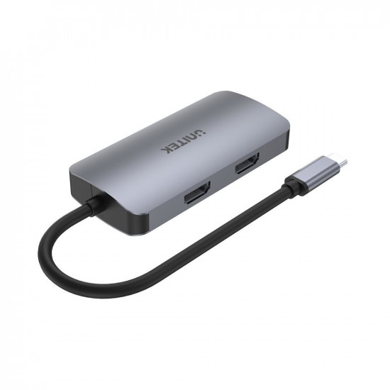 UNITEK P5 Trio USB 3.2 Gen 1 (3.1 Gen 1) Type-C Grey