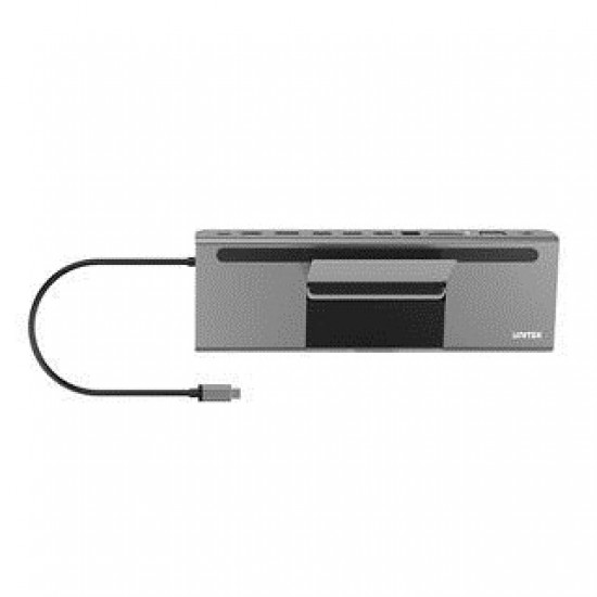 UNITEK D1022A notebook dock/port replicator USB 3.2 Gen 1 (3.1 Gen 1) Type-C Grey