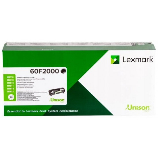 Lexmark 602 toner cartridge 1 pc(s) Original Black