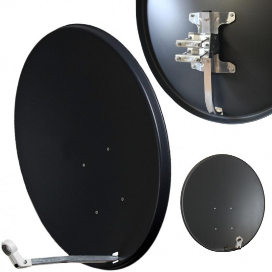 DISH ANTENNA 90 CM GRAPHITE STANDARD (COR-900SAE-C) - satellite