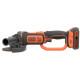 Angle grinder 18V, 125 mm.4.0 Ah