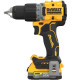 DeWALT DCD800E2T-QW drill 2000 RPM 1.28 kg Black, Yellow