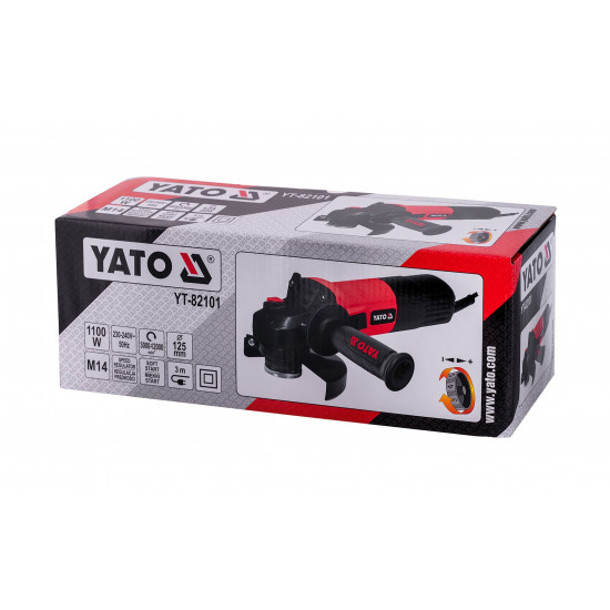 YATO ANGLE GRINDER 125mm 1100W SPEED CONTROL