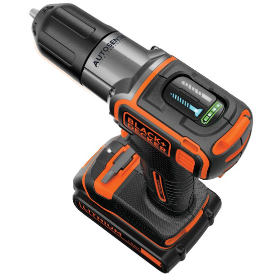 Black & Decker ASD18KB-QW drill Black, Orange