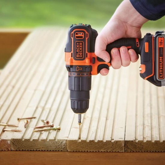 Black & Decker BDCHD18K1B2-QW drill 1400 RPM