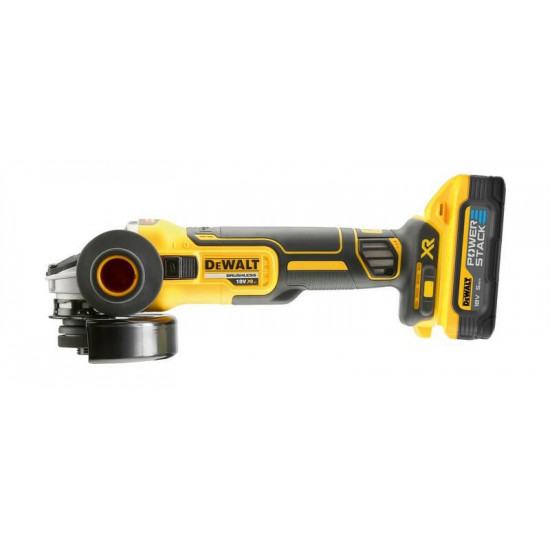 DEWALT SZLIFIERKA KĄTOWA 18V 2x5,0Ah POWERSTACK DCG405H2T