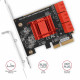 AXAGON PCES-SA6 PCIe Controller 6x int