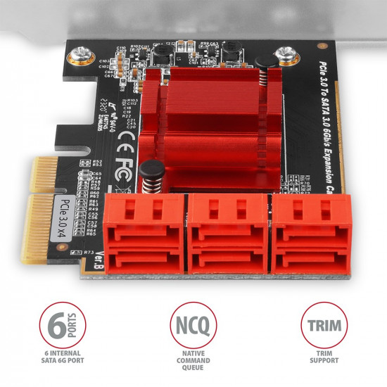 AXAGON PCES-SA6 PCIe Controller 6x int