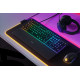 SteelSeries Apex 3 Gaming Keyboard, US Layout, Wired, Black SteelSeries Apex 3  Gaming keyboard, IP32 water resistant for protection against spills, Customizable 10-zone RGB illumination reacts to games and Discord, Whisper quiet gaming switches last for