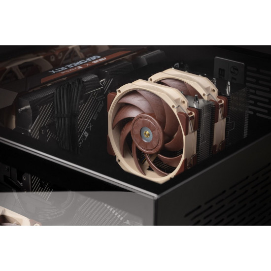 Noctua NF-A12X25R PWM Computer case Fan 12 cm Beige, Brown