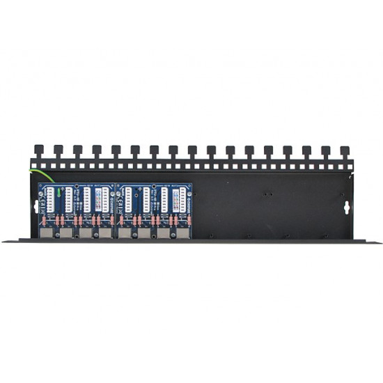 8-channel LAN security panel with increased PoE overvoltage protection ewimar PTU-58R-PRO/PoE