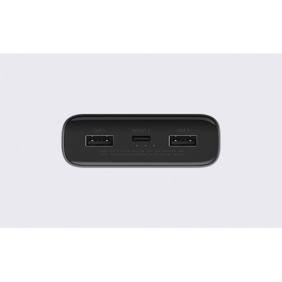 Xiaomi | Power Bank | 20000 mAh | USB-C, USB A | Black