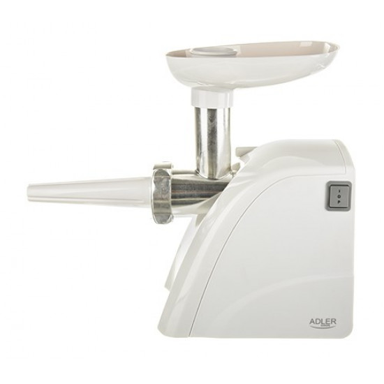 Adler AD 4803 mincer 800 W Stainless steel,White