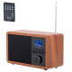 Adler AD 1184 radio Portable Digital Black, Wood