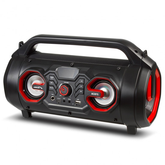 Bazooka Audiocore Portable Speaker, bluetooth 5.0, FM Radio, Micro Card, SDIPX4, 2000mAh, AC875